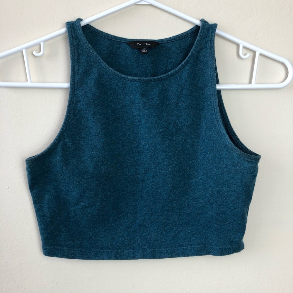 Talula Aritzia Size XS Green Sleeveless Tank Top